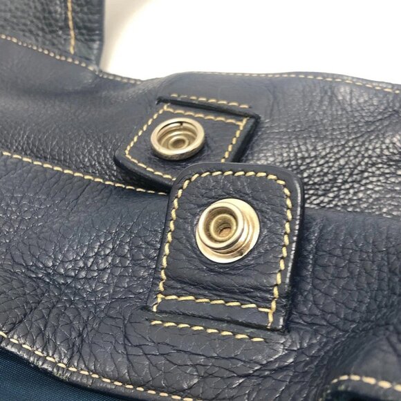 PRADA VA0677 Triangle logo Tote bag Nylon blue/SilverHardware - Picture 4 of 12